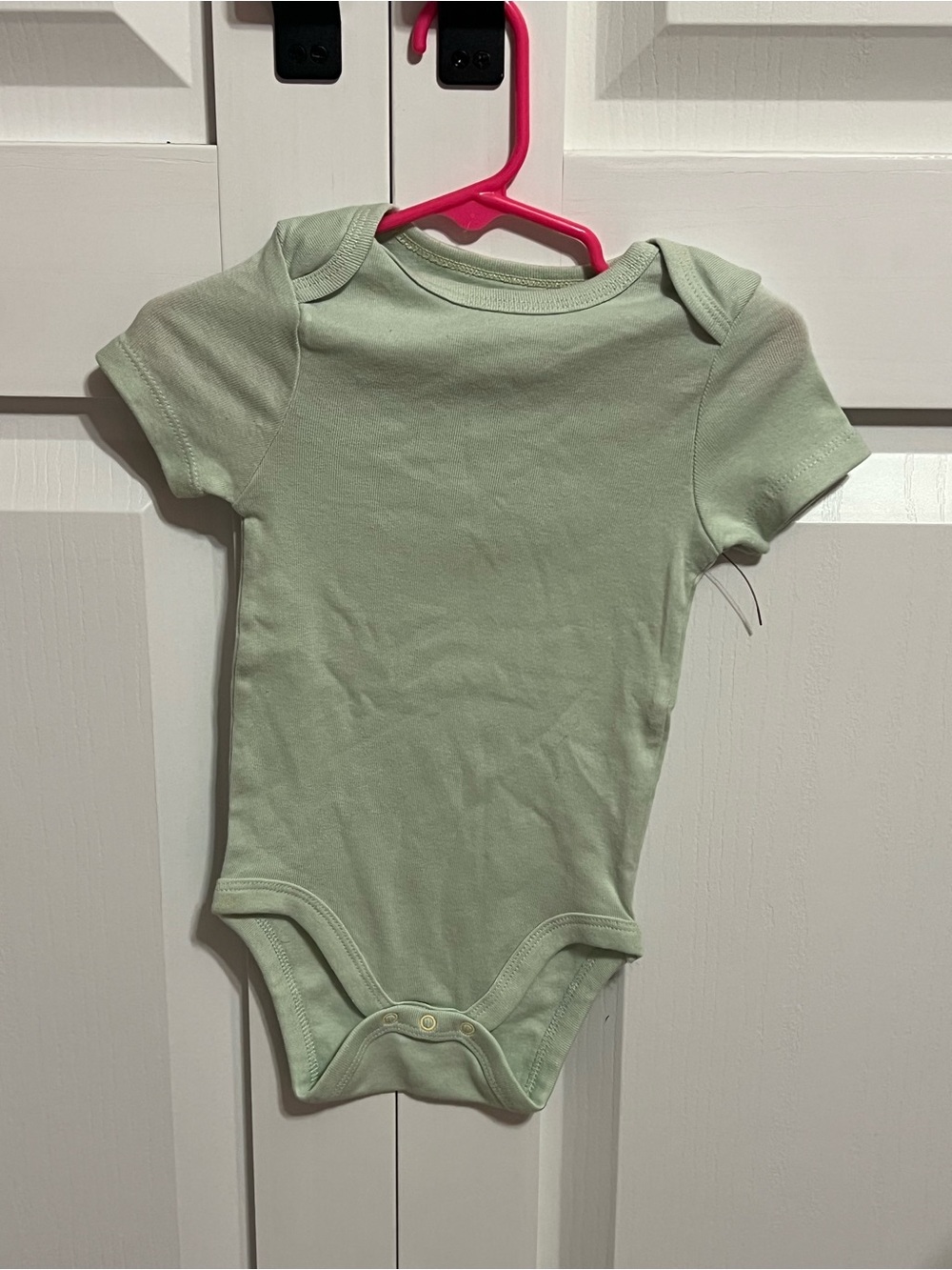 cloud island Mint Short-Sleeve Baby One-Piece